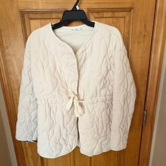 Mango quilted tie jacket - Picture 1 of 7